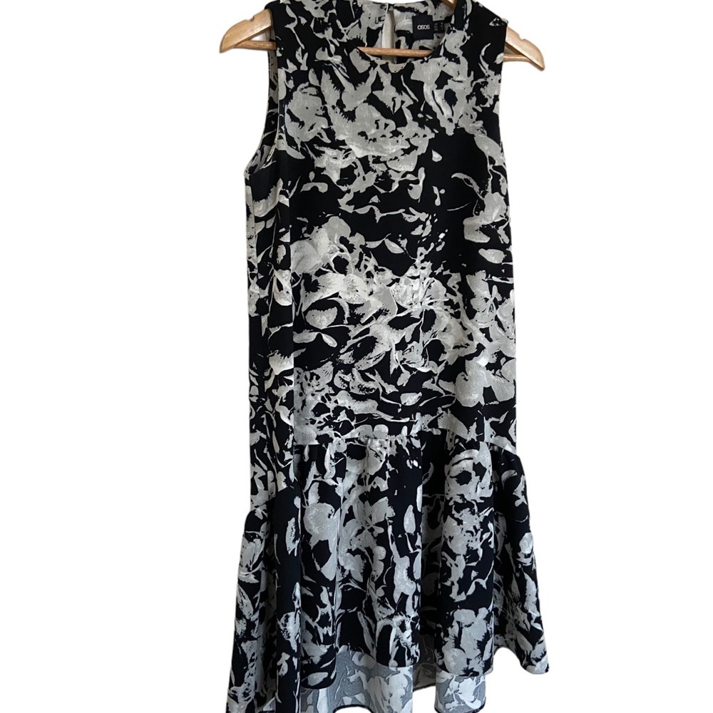 ASOS Floral Ruffle Pleated Dress - Picture 2 of 9